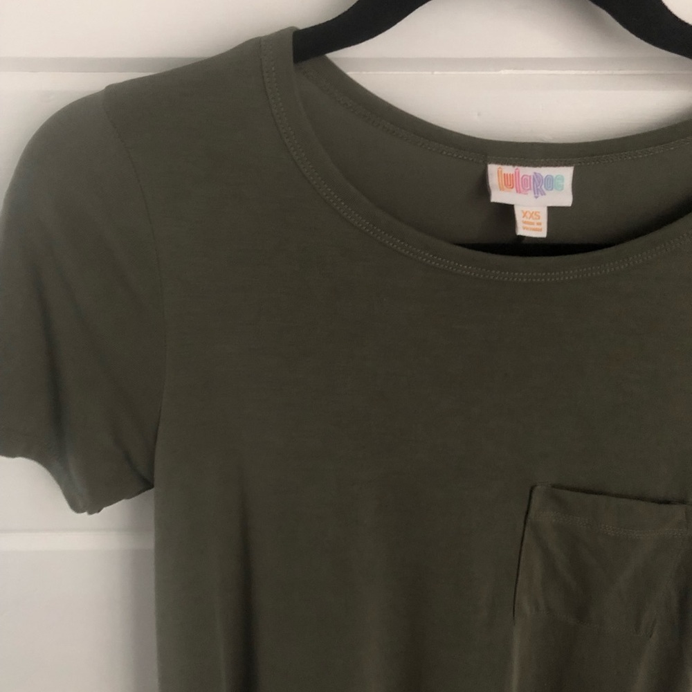 LuLaRoe Olive Green Carly